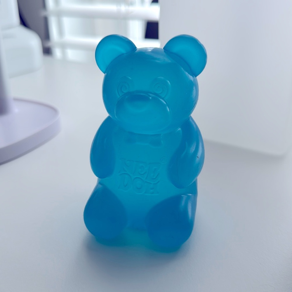 NEEDOH Gummy Bear “Berry Blast” Blue Fidget Toy Squish Toy